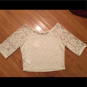 Knit crop top
